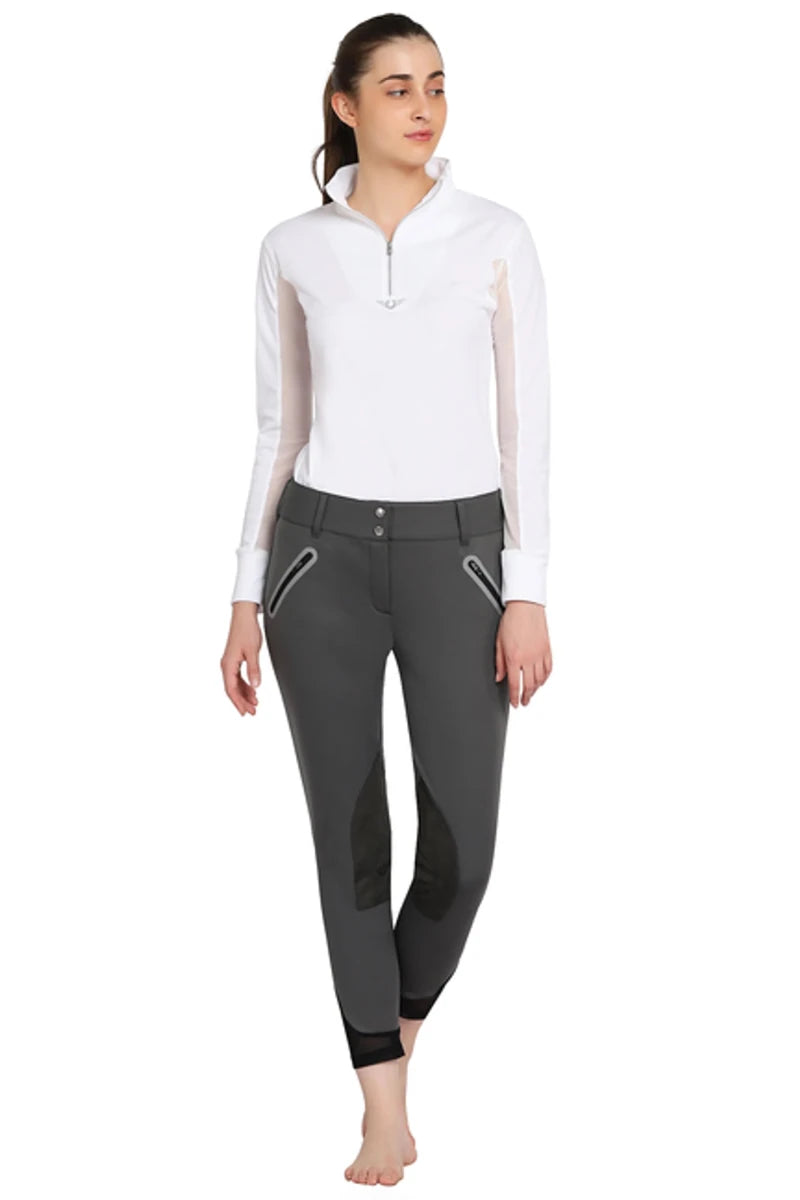Tuffrider Ladies Yeti Soft Shell Knee Patch Breeches, view 6