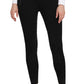 Model wearing black TUFFRIDER LADIES MACY WINTER BREECHES with zippered pockets and textured knee patches