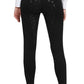 Back view of TUFFRIDER LADIES MACY WINTER BREECHES in black with textured grip panels on seat and legs.
