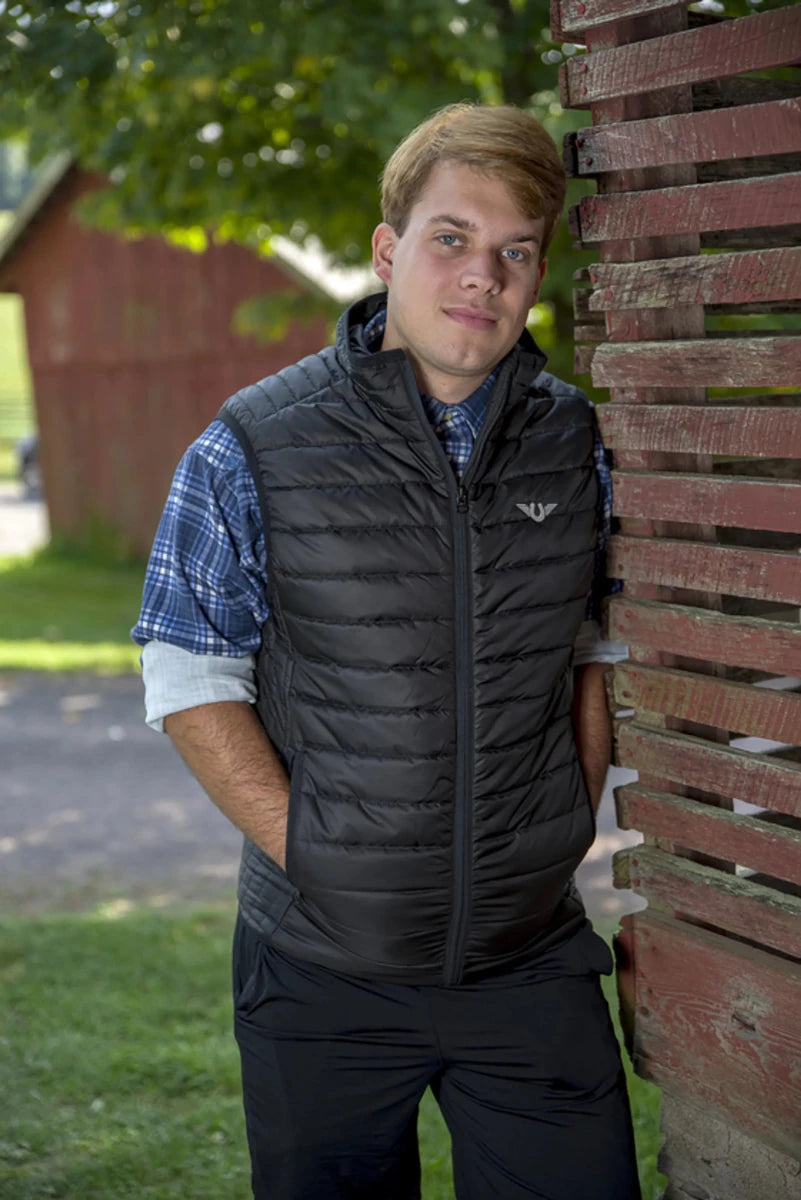 TuffRider Men's Zima Vest, black/L, view 2