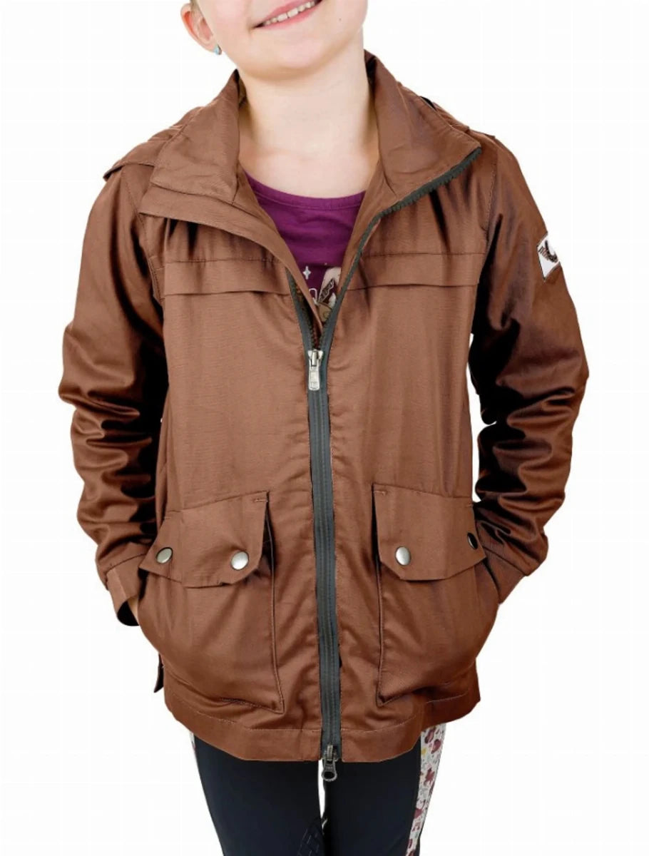 TuffRider Children's Little Trotter Jacket, Honey gold/1, view 7