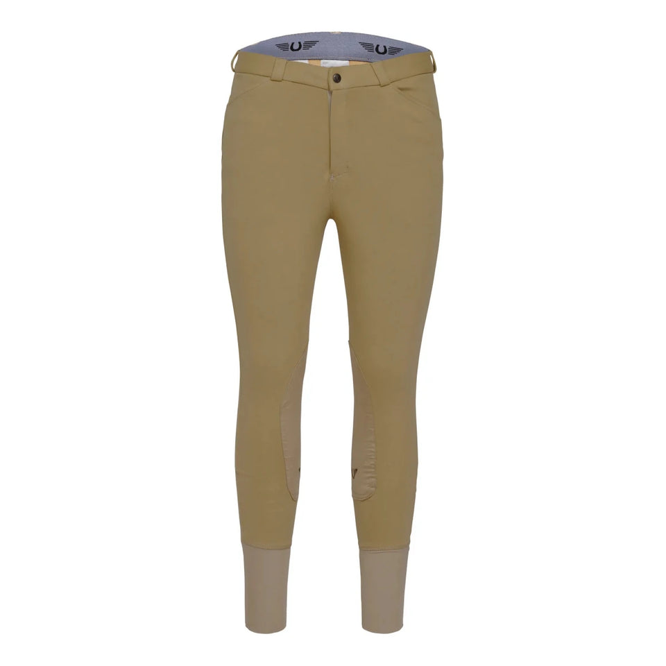 TuffRider Men's Patrol 4 Pockets Knee Patch Breeches, LIGHT, TAN, 28, view 2