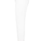 TuffRider Children's Cotton Full Seat Breeches in white, showing side profile with belt loops and fitted design.