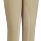 TuffRider Children's Cotton Full Seat Breeches in beige with reinforced full seat panels for equestrian use