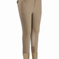 Men's Riding Breeches - TuffRider Patrol Knee Patch Breeches with Four-Way Stretch in tan color for equestrian use