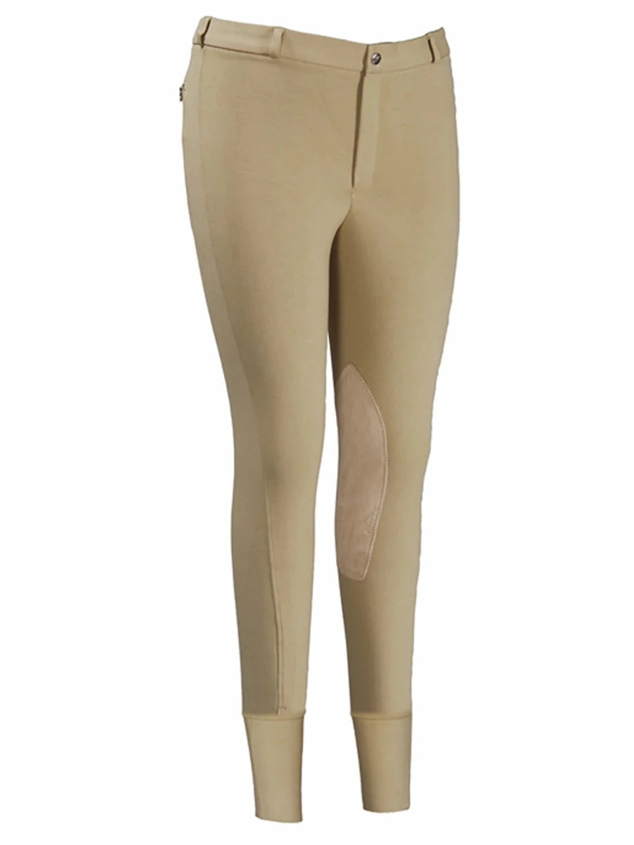 TuffRider Men's Cotton Knee Patch Breeches, view 3