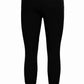 Back view of black TuffRider Men's Long Ribb Knee Patch Breeches - Performance Riding Pants for Equestrians