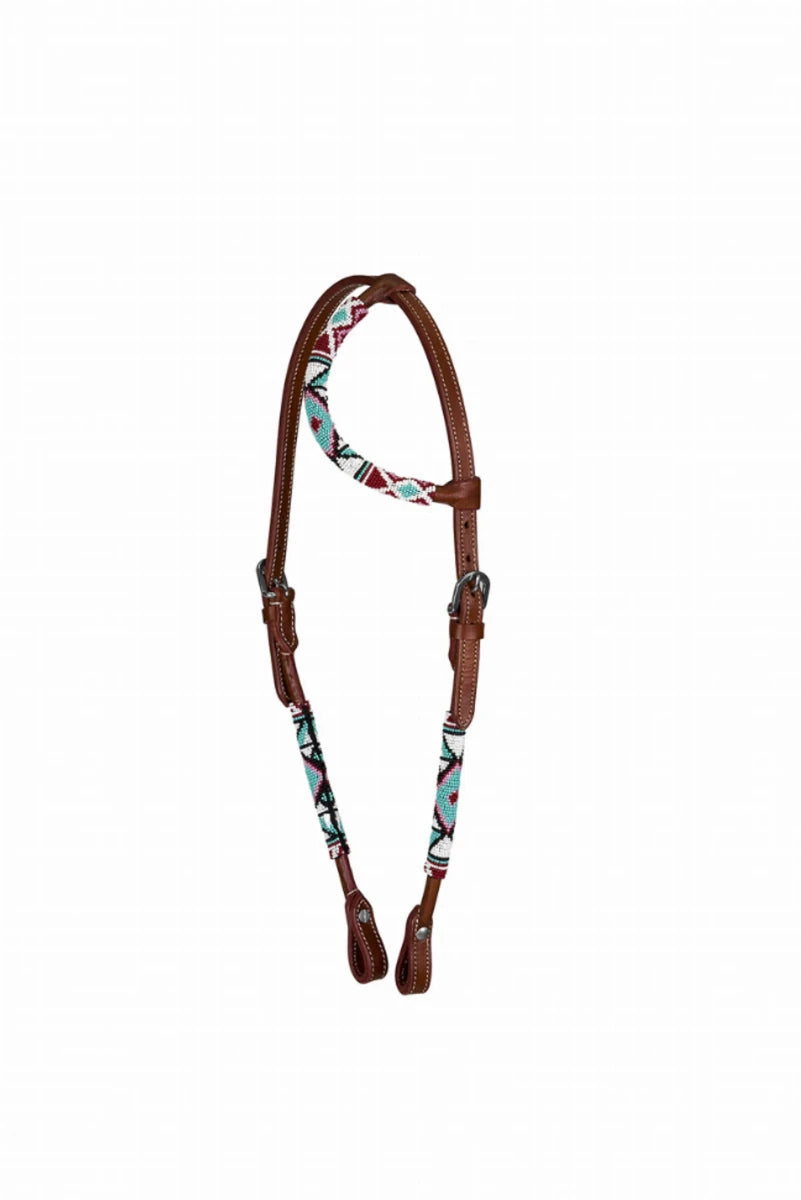 TuffRider Western Beaded One Ear Headstall, view 3