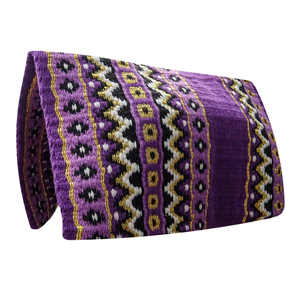 TuffRider Cody Western Show Blanket- Purple/Black- 34 x 40, view 3