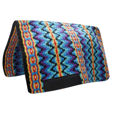 TuffRider Abilene Western Show Blanket with Wear Leathers- Purple/Red