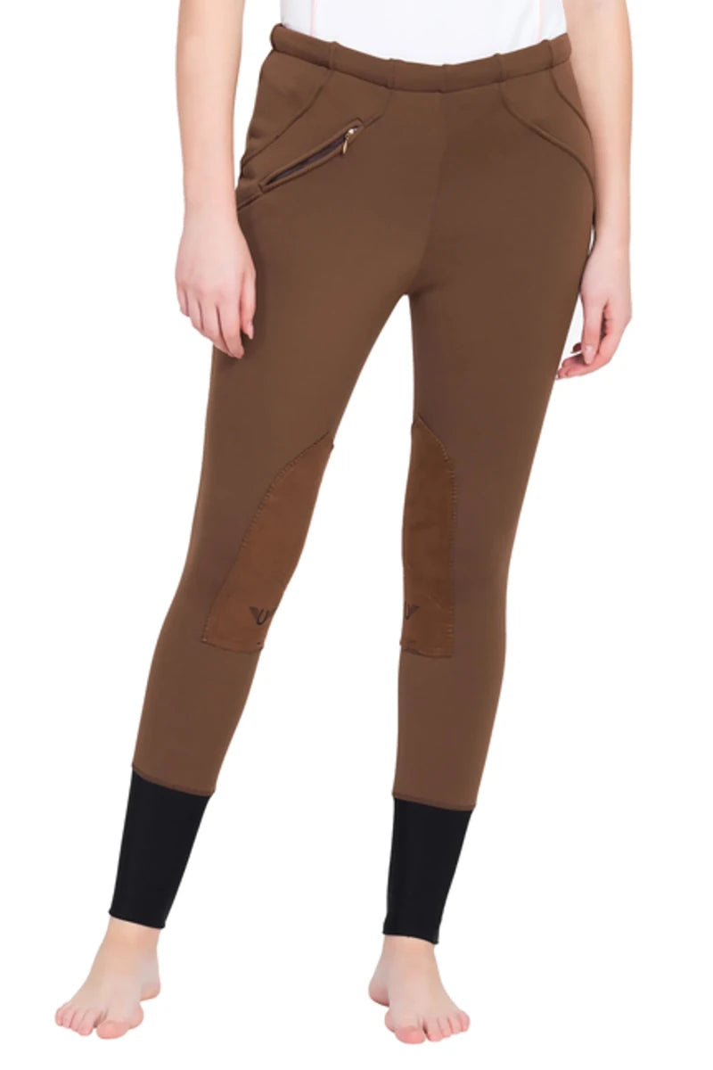 TuffRider Ladies Unifleece Pull-On Winter Breeches, view 21