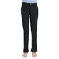 TuffRider Kids Front Zip Silicon Knee Patch Kentucky Jods - Black - 10 shown on a child with barefoot against white background.