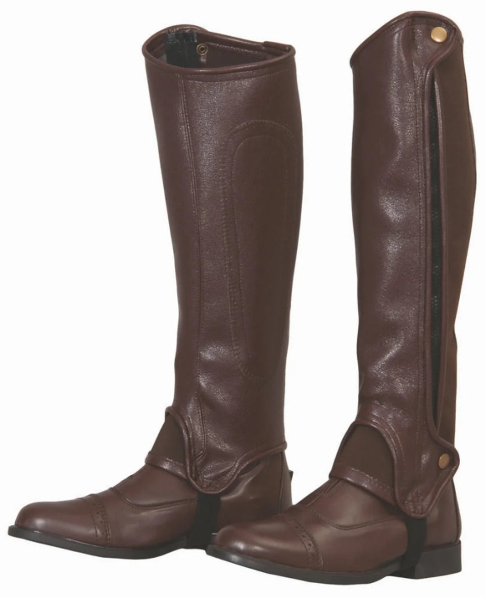 TuffRider Adult Grippy Grain Half Chaps, view 11