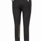 Black Boys Riding Breeches - Youth Knee Patch Equestrian Pants with UltraGripp Technology shown from the back.