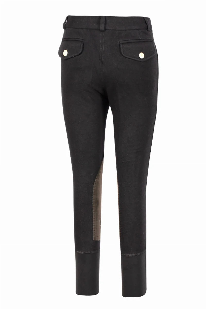 Boys Riding Breeches - Youth Knee Patch Equestrian Pants with, view 24