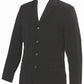 TuffRider Men's Raleigh Show Coat in black with classic four-button front and notch lapel design for equestrian events