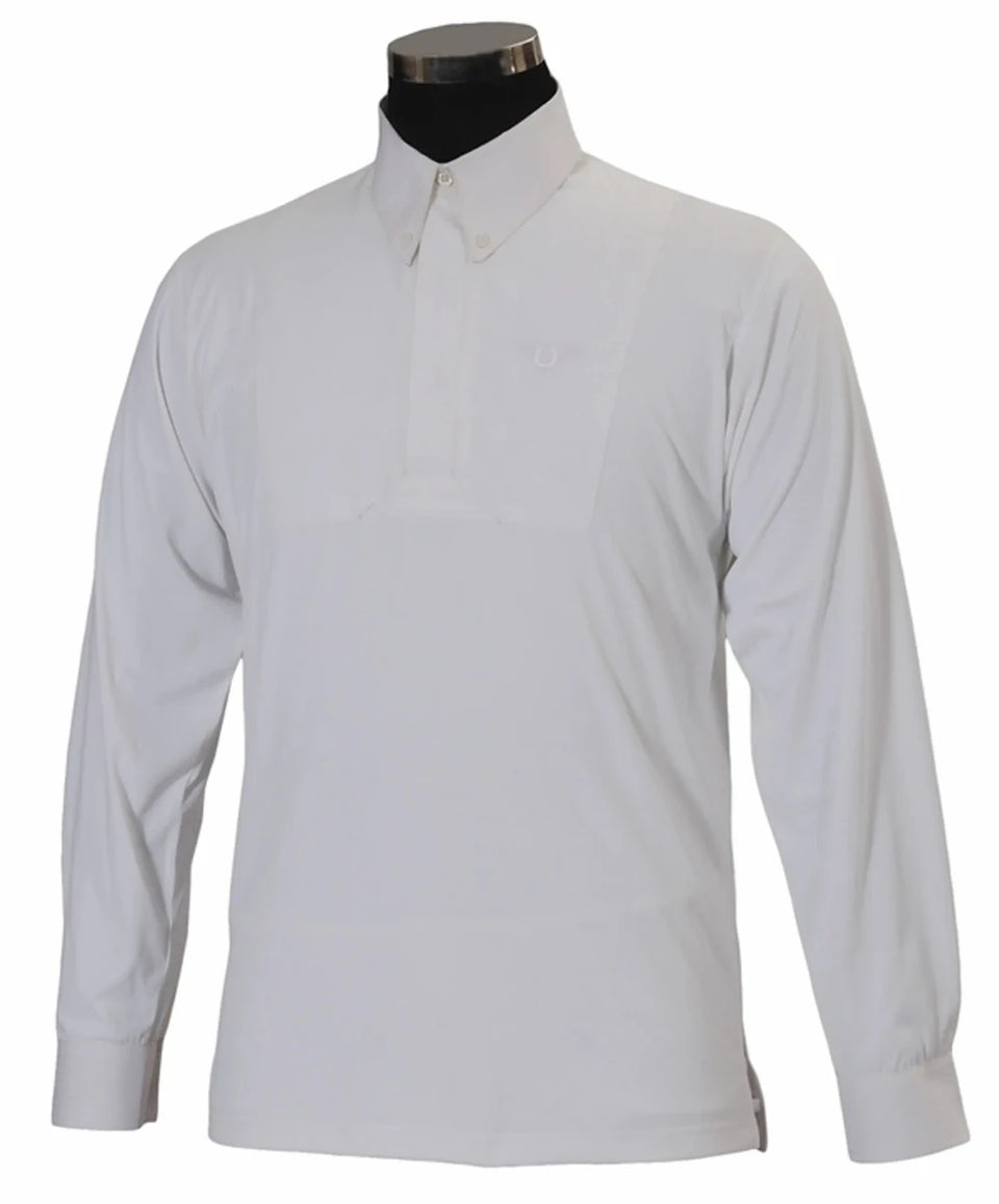 TuffRider Boys Adam Long Sleeve Show Shirt, view 8