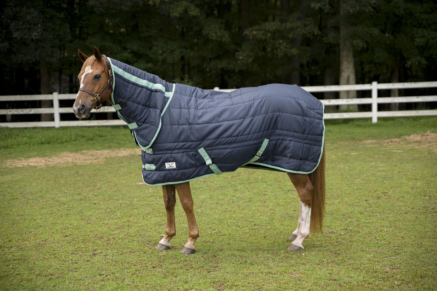 TUFFRIDER KOZY KOMFORT COMBO STABLE BLANKET- NAVY, 69