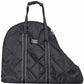 Saddle Bag - TuffRider Classic Water-Resistant Nylon Saddle Bag with Full Zipper and Handle, black quilted design.