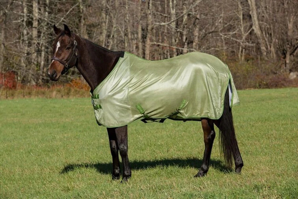 Horse Fly Sheet - TuffRider Sport Mesh Lightweight Fly Protection, Sage/tree top/81, view 23