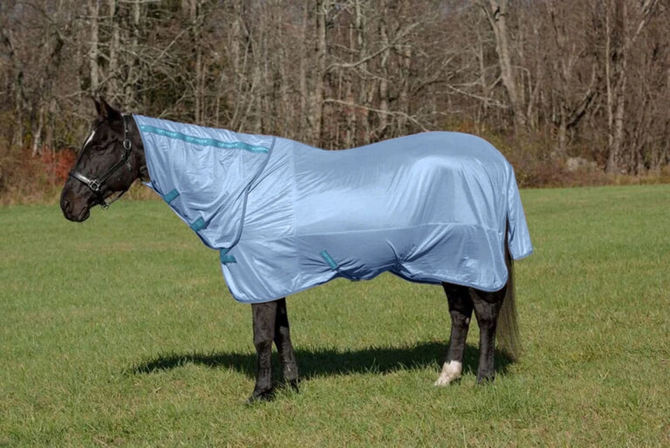TuffRider Comfy Mesh Combo Neck Fly Sheet, Adobe Rose, 69, view 14