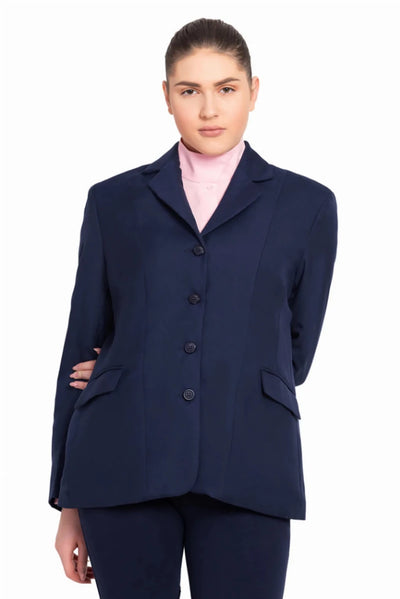 Women's Show Coat - TuffRider Starter Traditional Competition Jacket, Navy/2