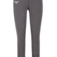 TuffRider Children's Artemis EquiCool Riding Tights in gray with side accents for equestrian comfort and performance