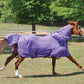 Horse Fly Sheet - TuffRider Power Mesh Detachable Neck Plaid Fly Protection Blanket - Pets Perfect