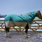 Horse Turnout Blanket - TuffRider Major 1200D Ballistic Medium Weight 220g Detachable Neck Two - Tone Winter Blanket - Pets Perfect