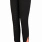 Kids Fleece-Lined Winter Riding Breeches - Youth Insulated Riding Pants with Silicone Seat in black and coral accents