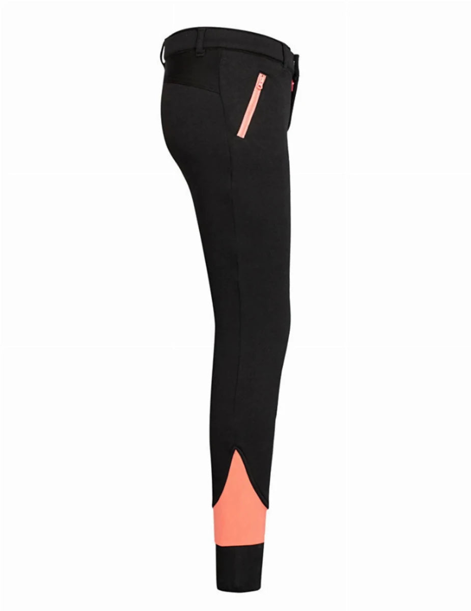 Kids Fleece-Lined Winter Riding Breeches, view 11