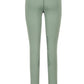 TuffRider Children's Minerva EquiCool Tights in green with reinforced knee patches for equestrian comfort and durability
