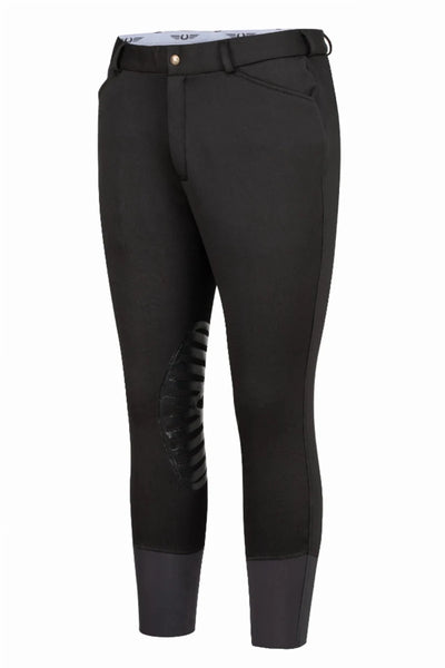 Men's Winter Riding Breeches - TuffRider Patrol Unifleece Insulated, Black/28