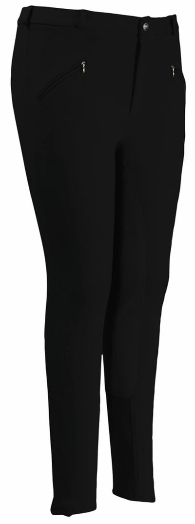 TuffRider Men's Cotton Full Seat Breeches, black/30