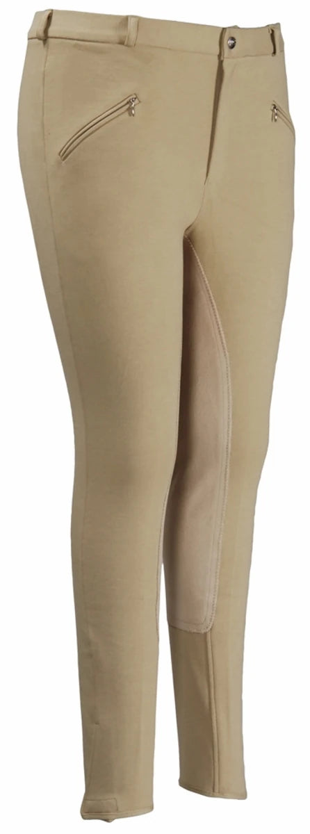 TuffRider Men's Cotton Full Seat Breeches, light tan/34, view 9