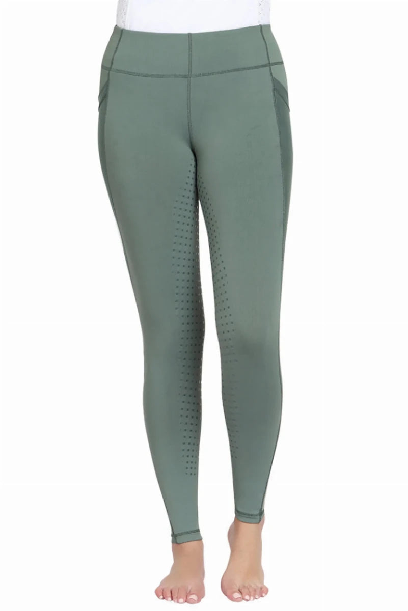 TuffRider Ladies Minerva EquiCool Full Seat Tights, view 23