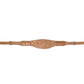 TuffRider Western Tooled Leather Flank Cinch - Rear Saddle Stabilizer in brown leather with detailed tooling design
