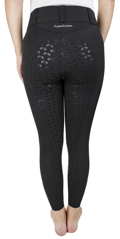 Equine Couture Nicole Full Seat Breech- Black, 24