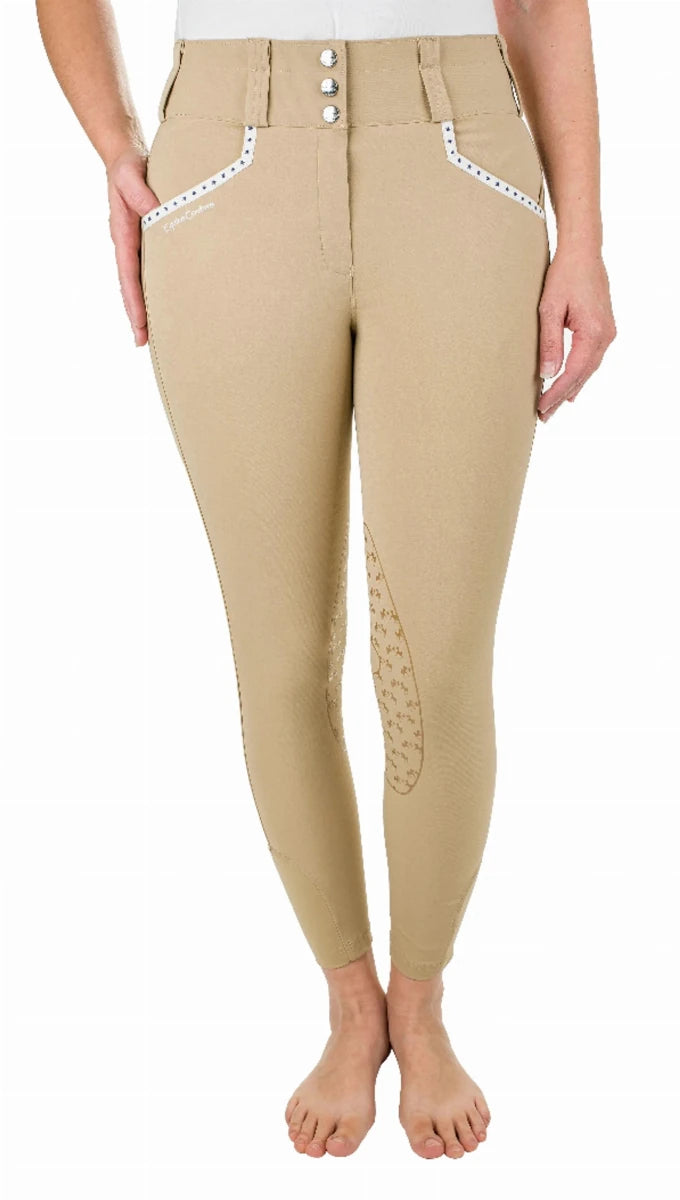 Equine Couture Ladies Nicole Knee Patch Breech, view 20