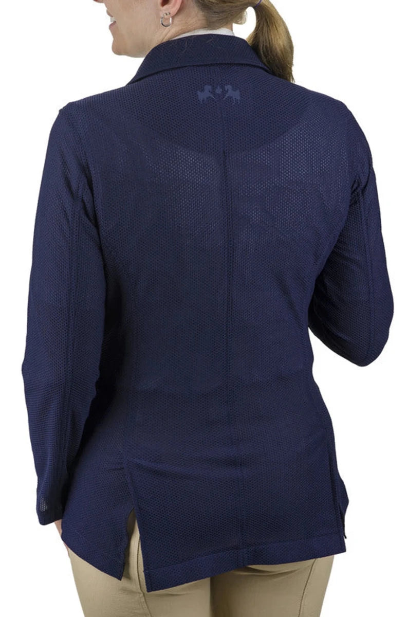 Equine Couture Women EquiVent 4-Snap Button Lite Show Coat, view 11
