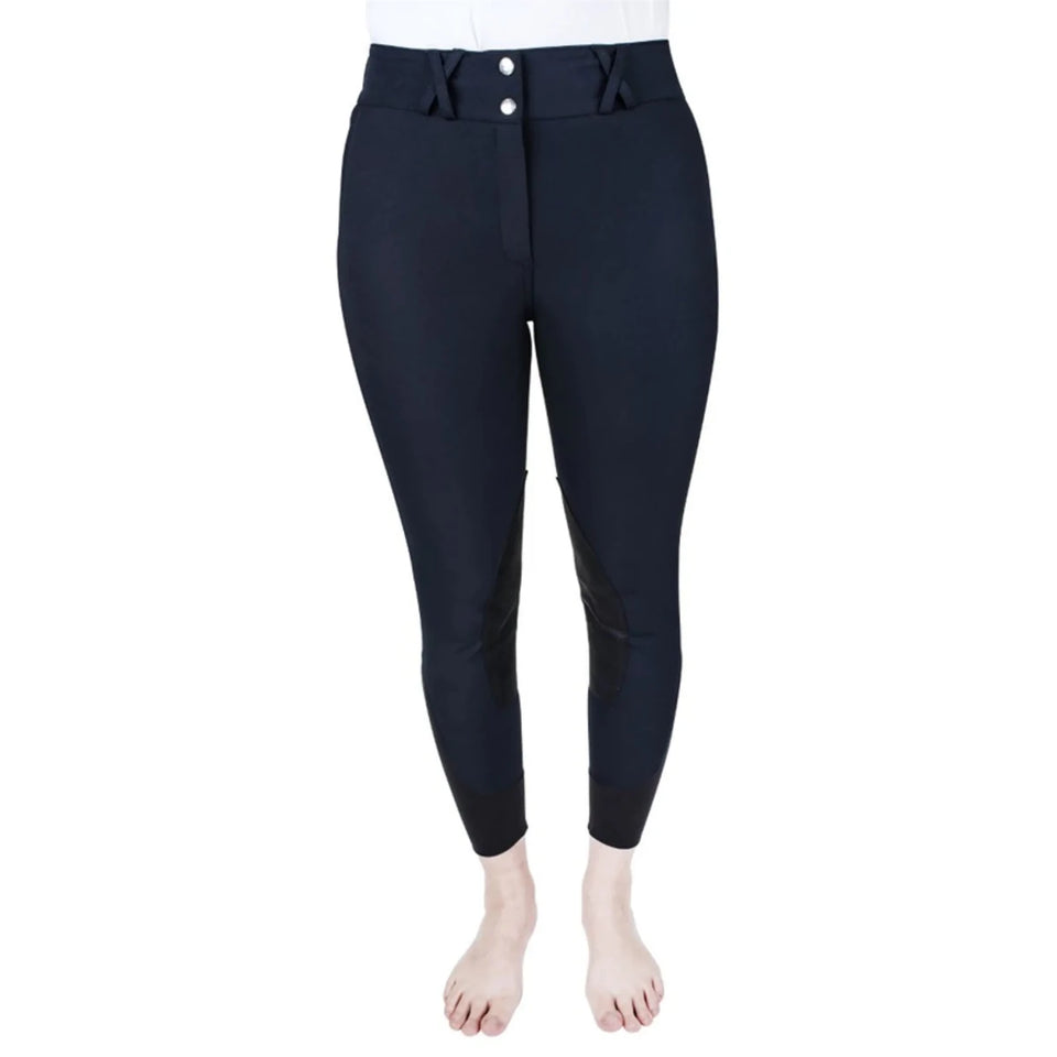 Equine Couture Charlotte Suede Knee Patch Breech, view 8