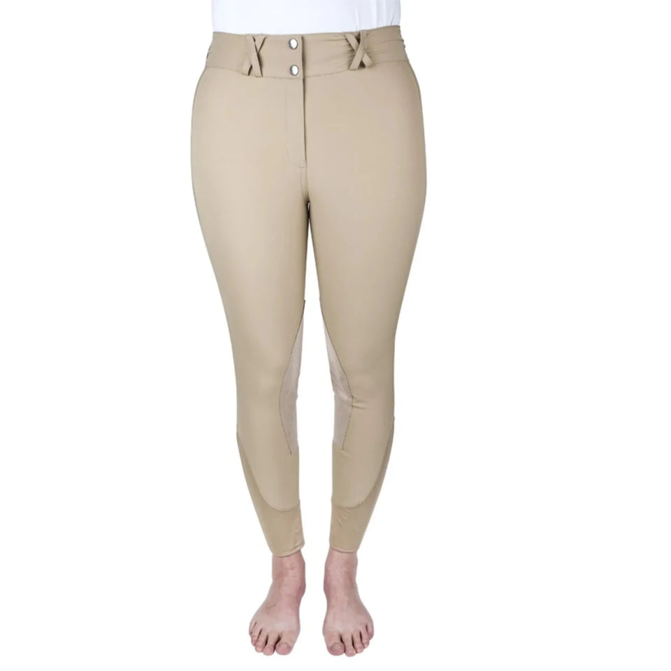 Equine Couture Charlotte Suede Knee Patch Breech, view 17