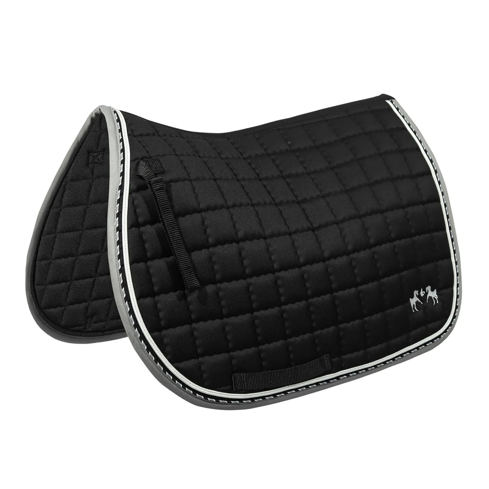 Equine Couture Coolmax Plush White Saddle Pad, view 5