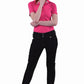 Woman wearing Equine Couture Ladies Sportif Natasha Knee Patch Breeches - UltraGripp Suede Riding Pants with Wide Waistband standing pose