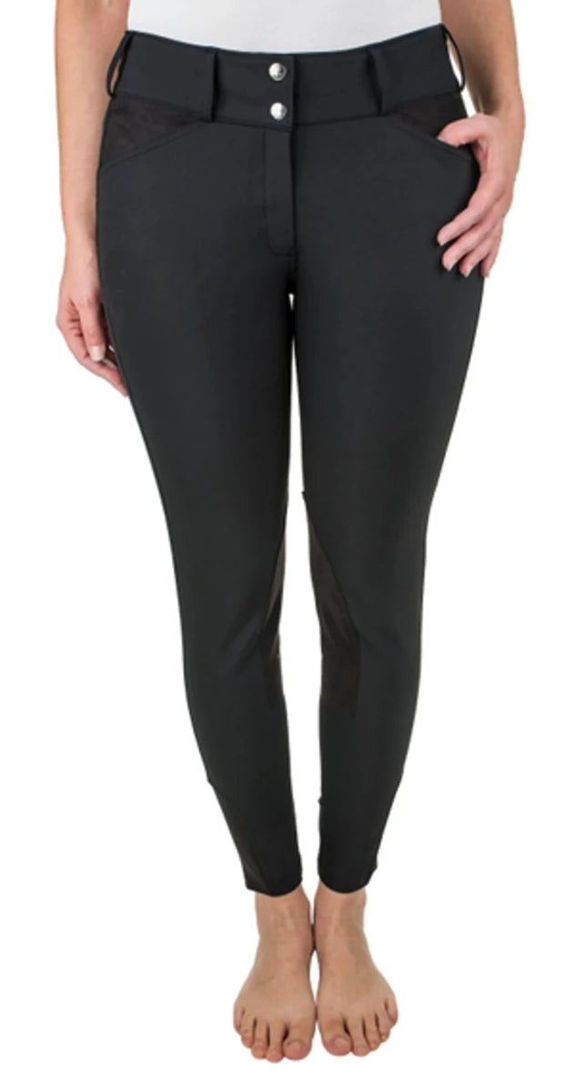 Equine Couture Ladies Coolmax Champion Knee Patch Breeches, view 3