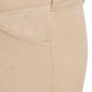 Close-up of beige Equine Couture Coolmax Champion Knee Patch Breeches - Women's Moisture Wicking Riding Pants with suede knee patch detail