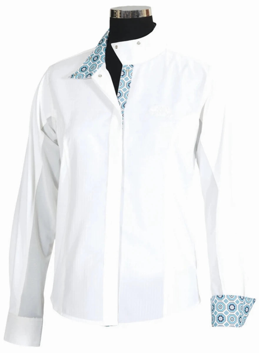 Equine Couture Kelsey Long Sleeve Show Shirt for Kids, view 13