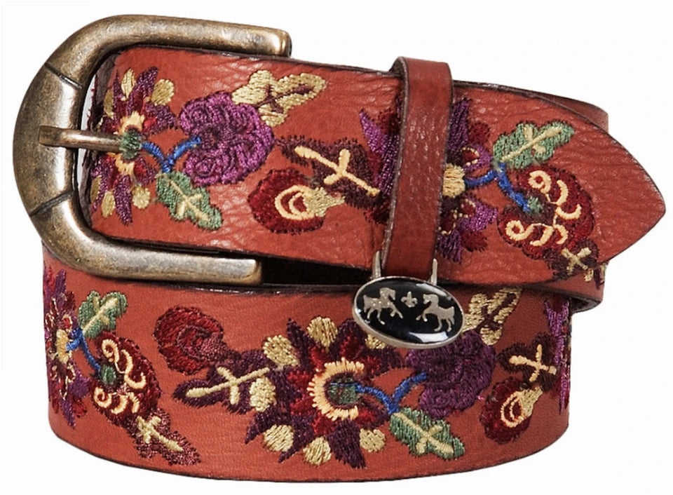 Equine Couture Veronica Leather Belt, view 8