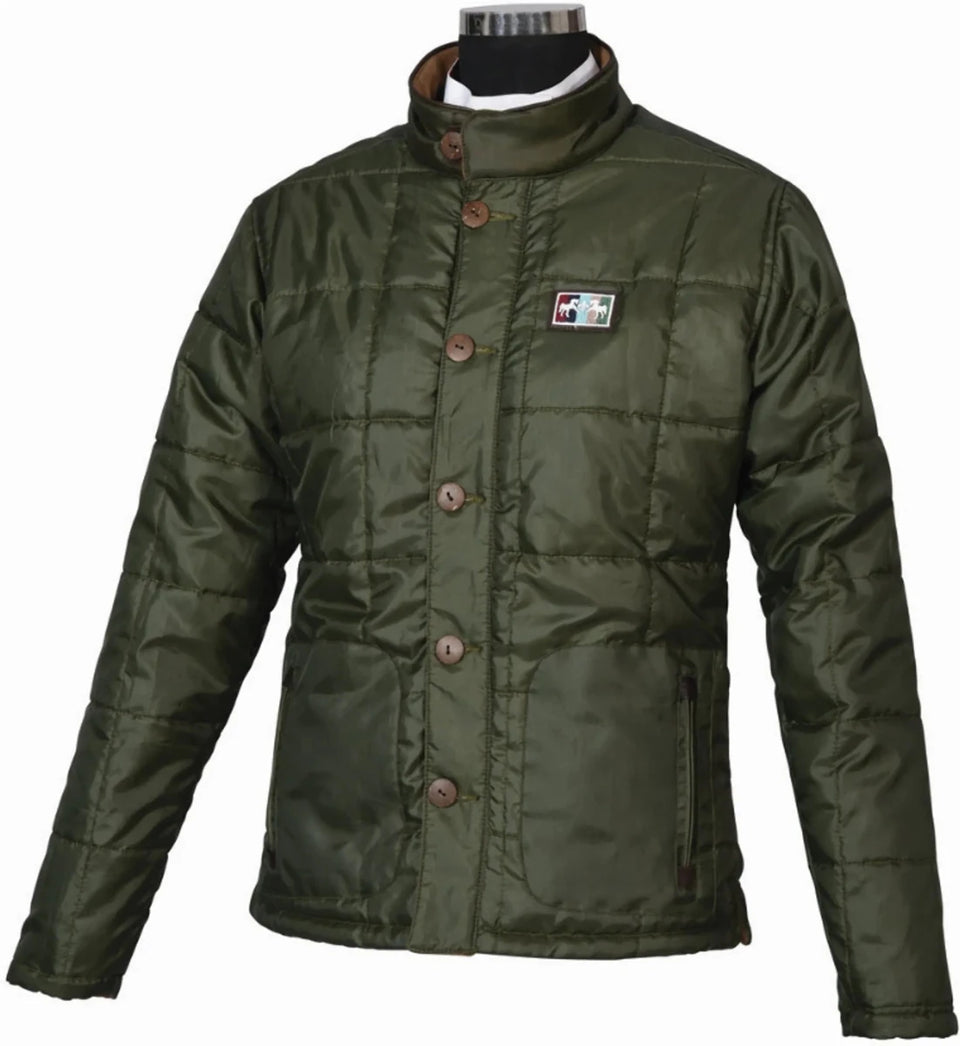 Equine Couture Finley Reversible Jacket, Olive/1, view 6