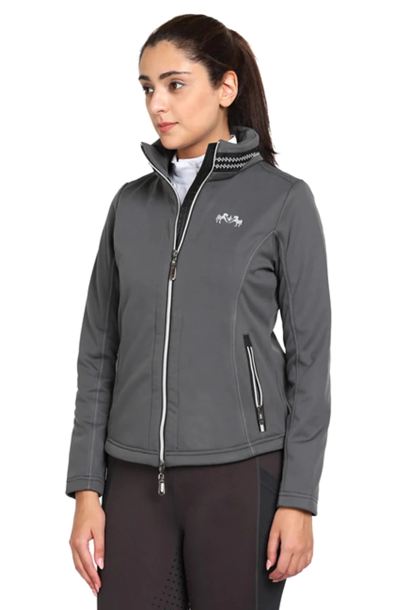 Equine Couture Ladies Becca Soft Shell Jacket with Fleece, view 9